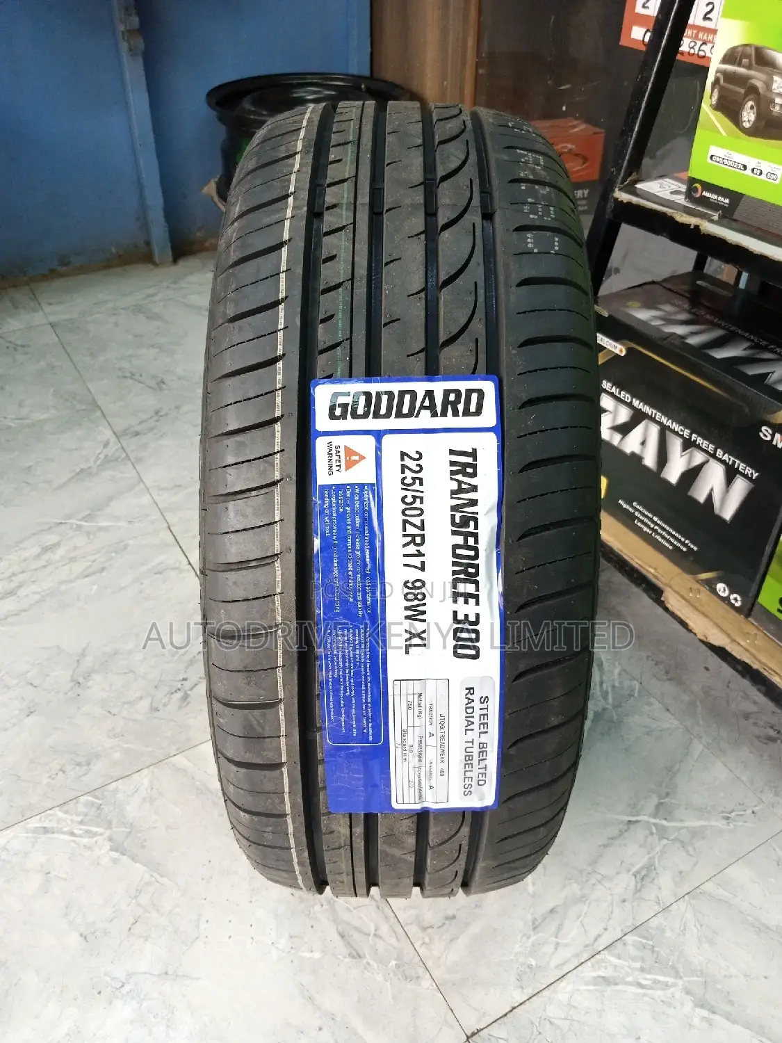 225/50r17 Goddard Tyre