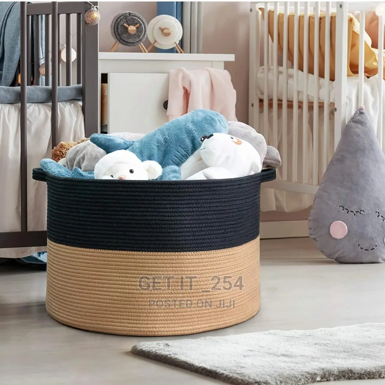 *Large Woven Laundry Hamper Baskets*