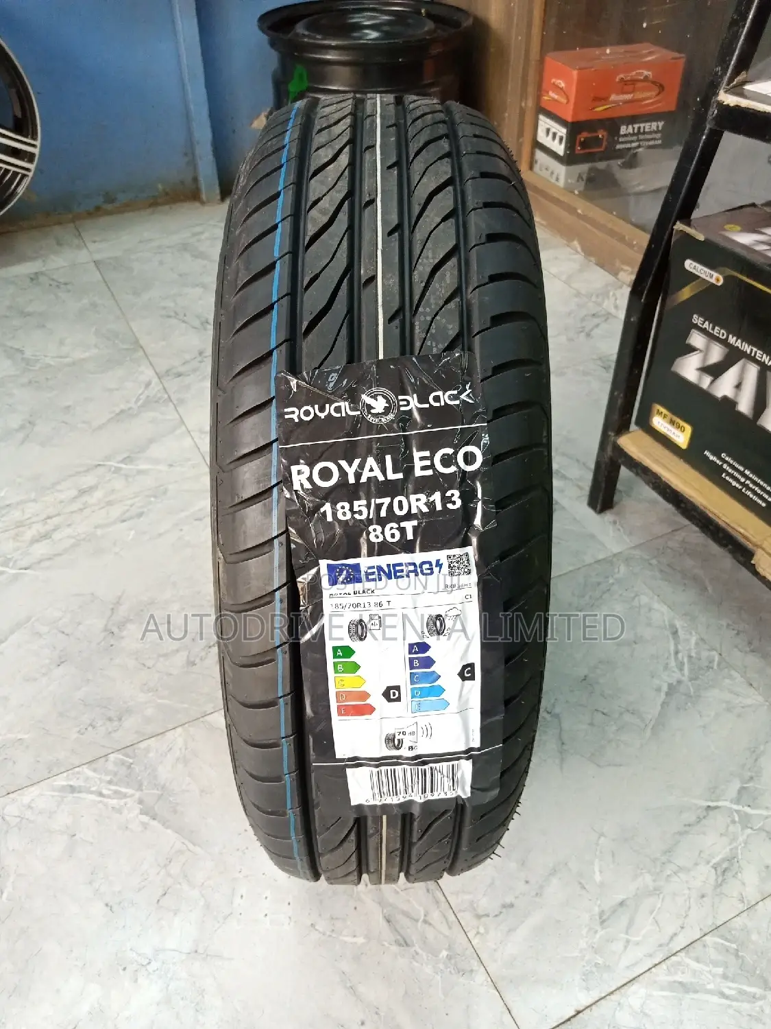 185/70r13 Royal Black Tyre