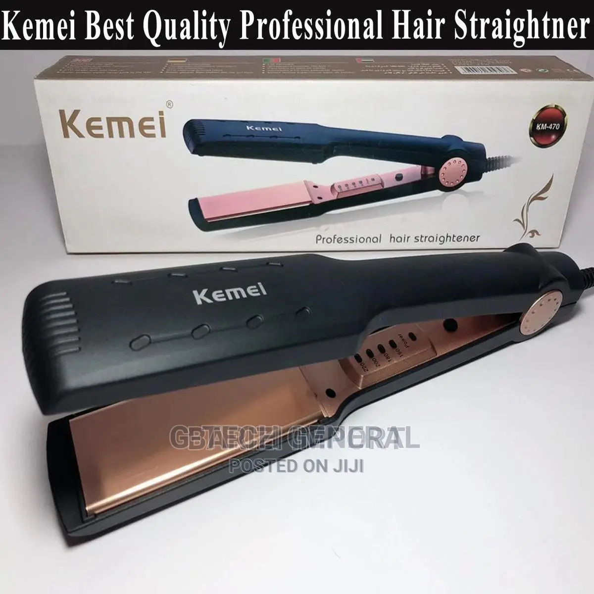 Kemei Flat Iron Hair Straitener Proffessional