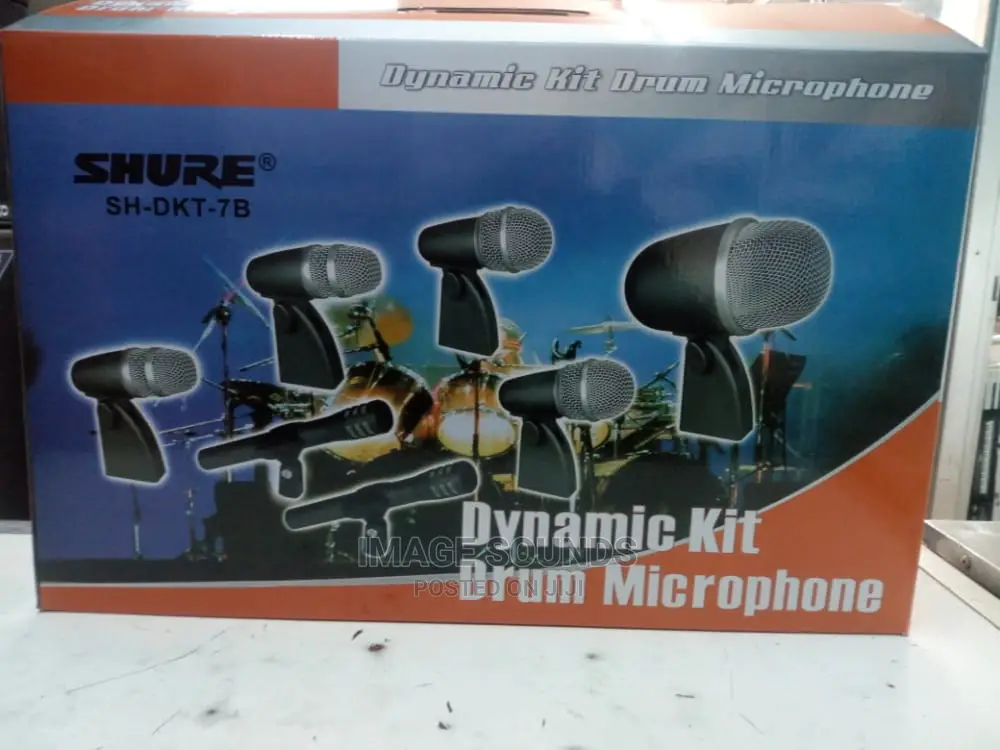 Drum Mic Kit, Dynamic Shure 7B