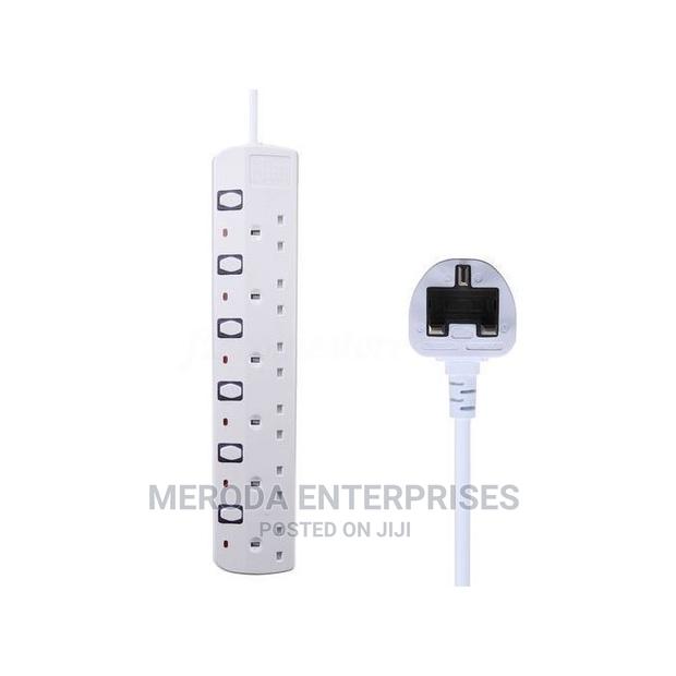 Jsb Extension 6 Way (5meters) Socket Plug. - main view