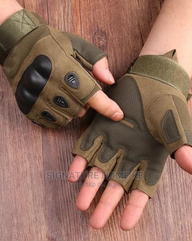 Leather Gym Gloves / Cycling Gloves - thumbnail 3