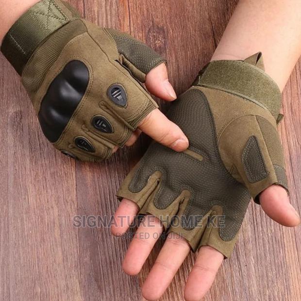 Leather Gym Gloves / Cycling Gloves - thumbnail 2