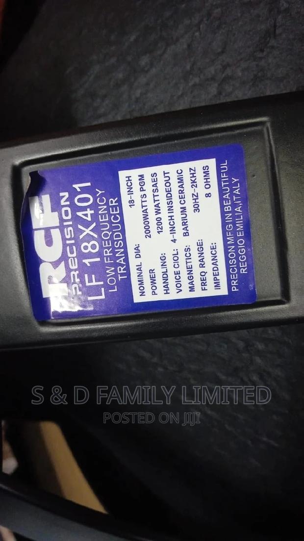 RCF LF18X401 Bass Speaker - thumbnail 2