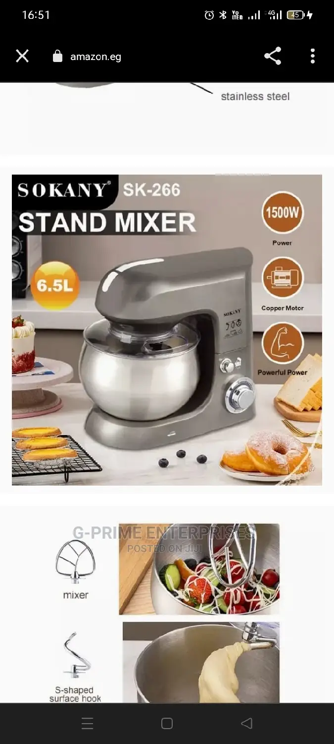 Dough Mixer -Sokany