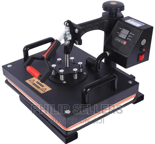 8 in 1 Combo Heat Press Machine Coffee Magic Mug Cup Clothes - thumbnail 3