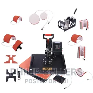8 in 1 Combo Heat Press Machine Coffee Magic Mug Cup Clothes