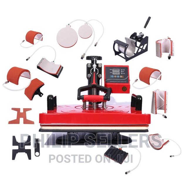 8 in 1 Combo Heat Press Machine Coffee Magic Mug Cup Clothes - thumbnail 6