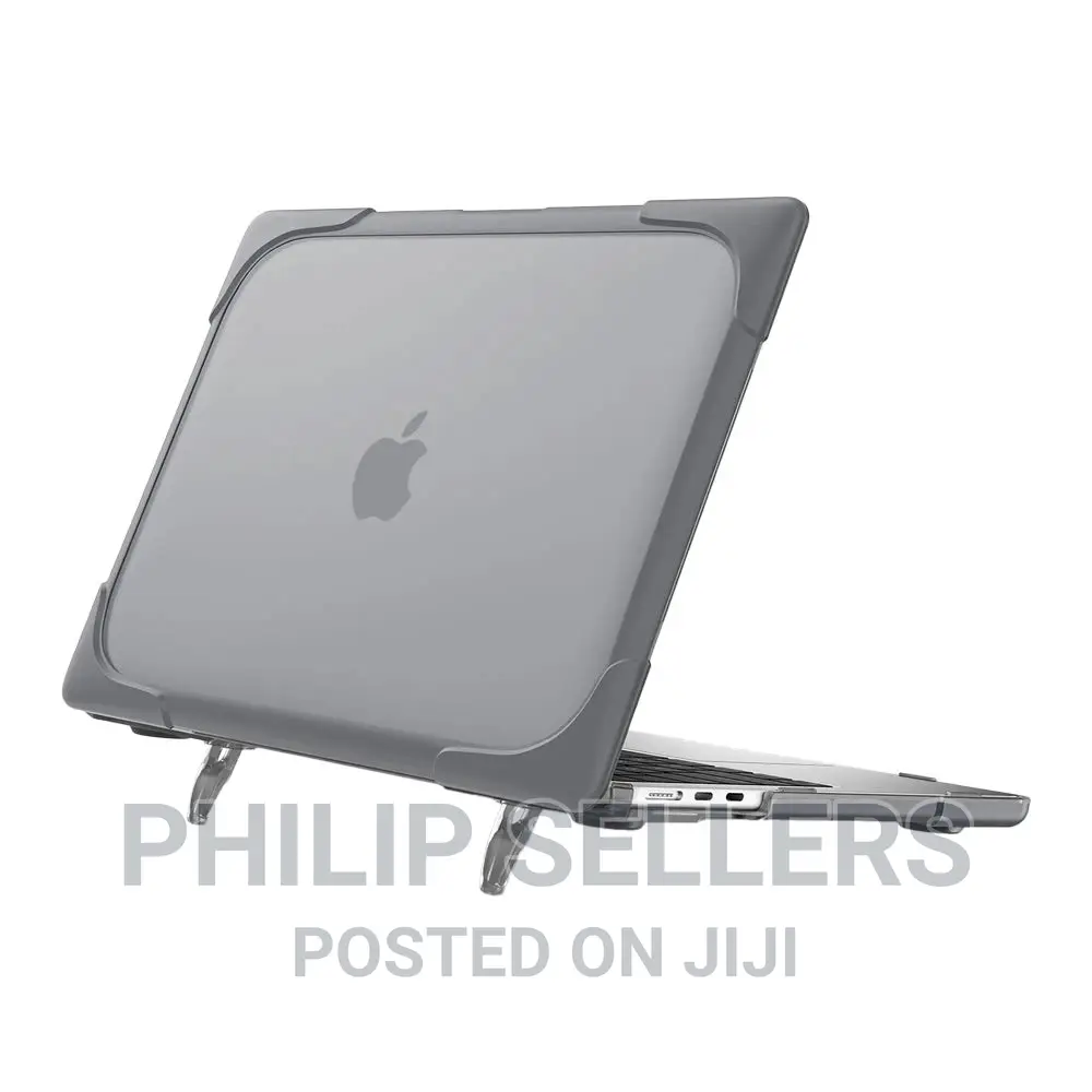 , Heavy Duty Hard Shell Case With Foldable Stand for Apple M