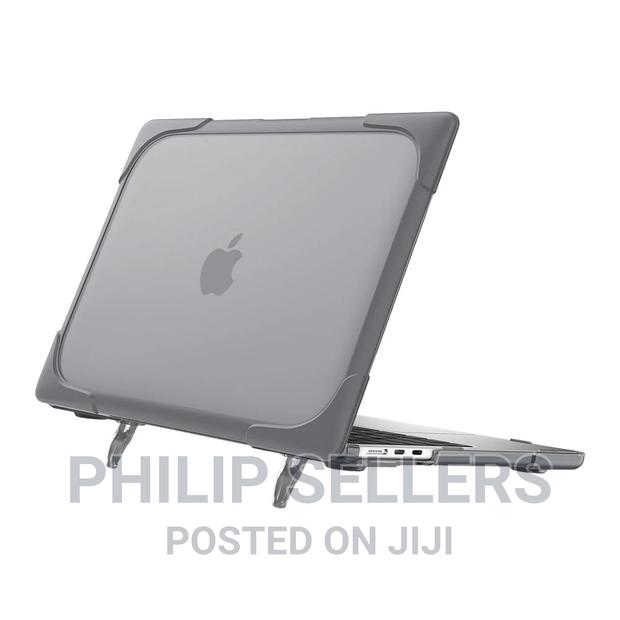 , Heavy Duty Hard Shell Case With Foldable Stand for Apple M - thumbnail 2