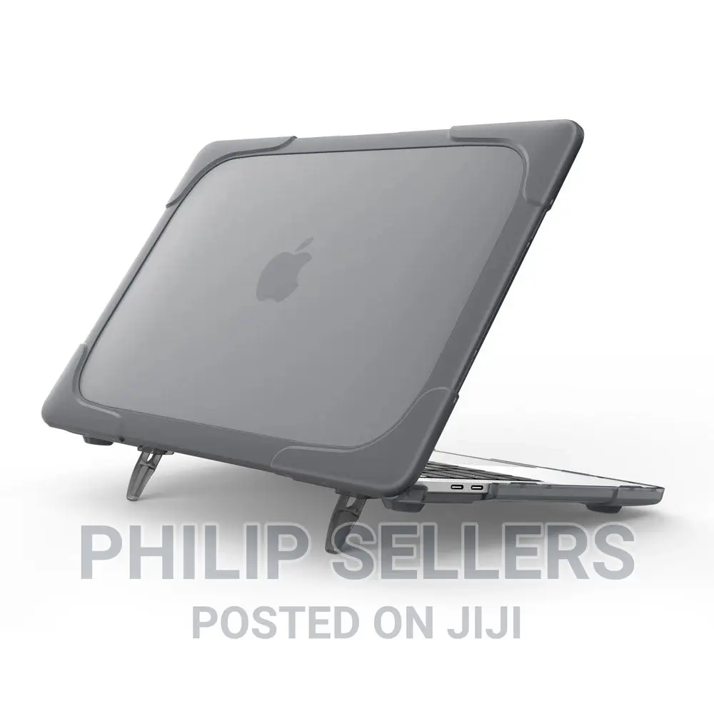 , Heavy Duty Hard Shell Case With Foldable Stand for Apple M