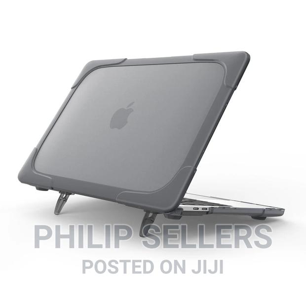 , Heavy Duty Hard Shell Case With Foldable Stand for Apple M - thumbnail 5
