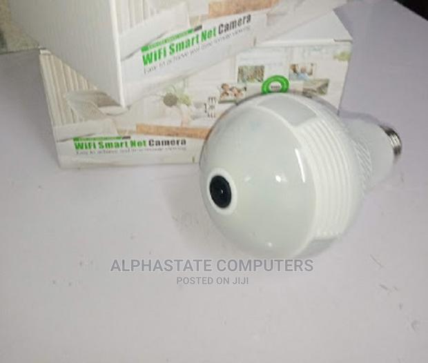 Smart Bulb Wifi Nanny Camera V380 Degree With LED Bulb - main view
