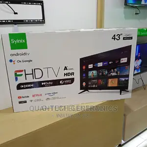 Syinix 43'' Smart Android TV (Netflix, Youtube,Hdmi,Usb)