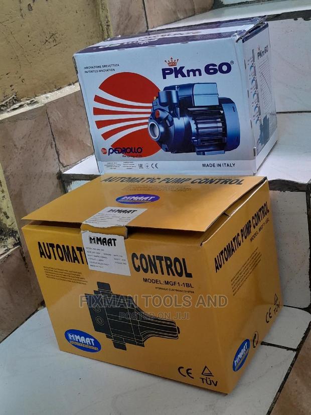 Pedrollo Pump + Control Switch - main view