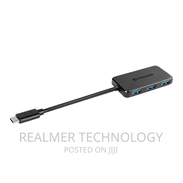 Transcend 4-Port HUB USB 3.1 Gen 1 Type C, Black –TS-Hub2c