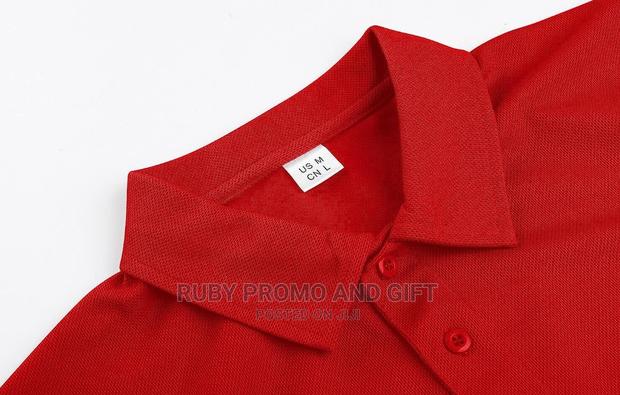 Red Smart Casual Polo T-Shirts - thumbnail 2