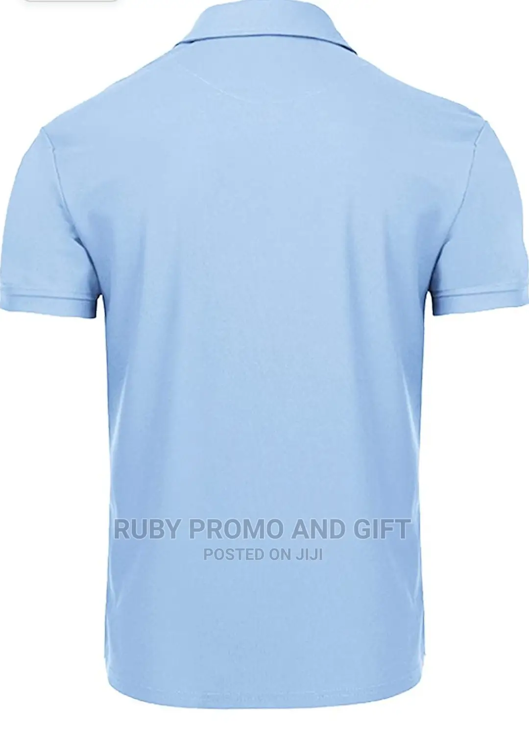 Light Blue Smart Casual Polo T-Shirts
