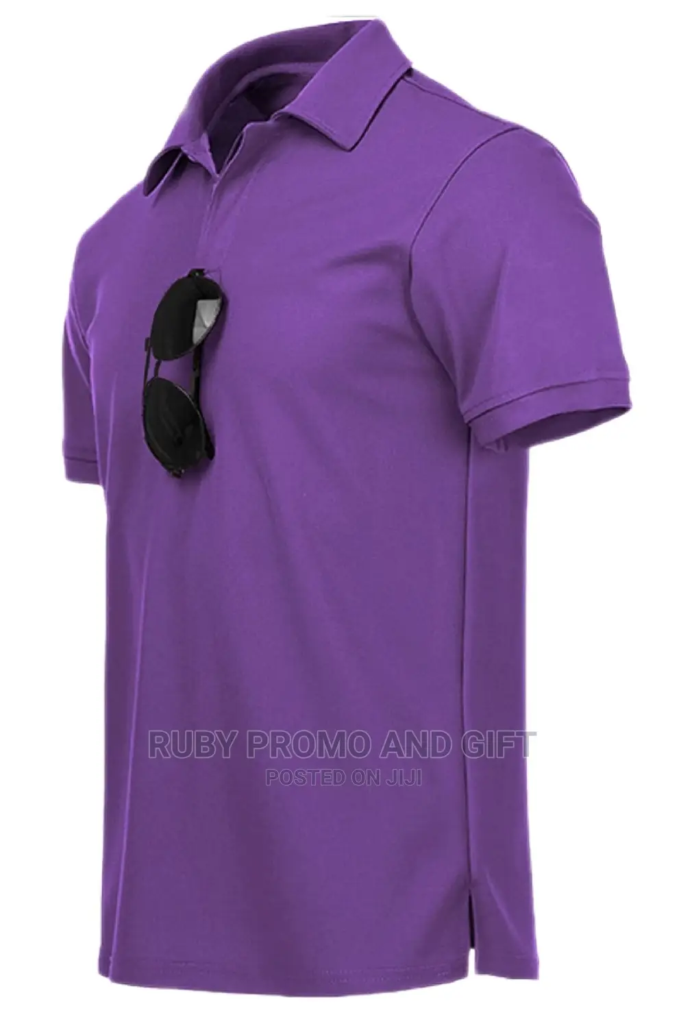 Purple Smart Casual Polo T-Shirts