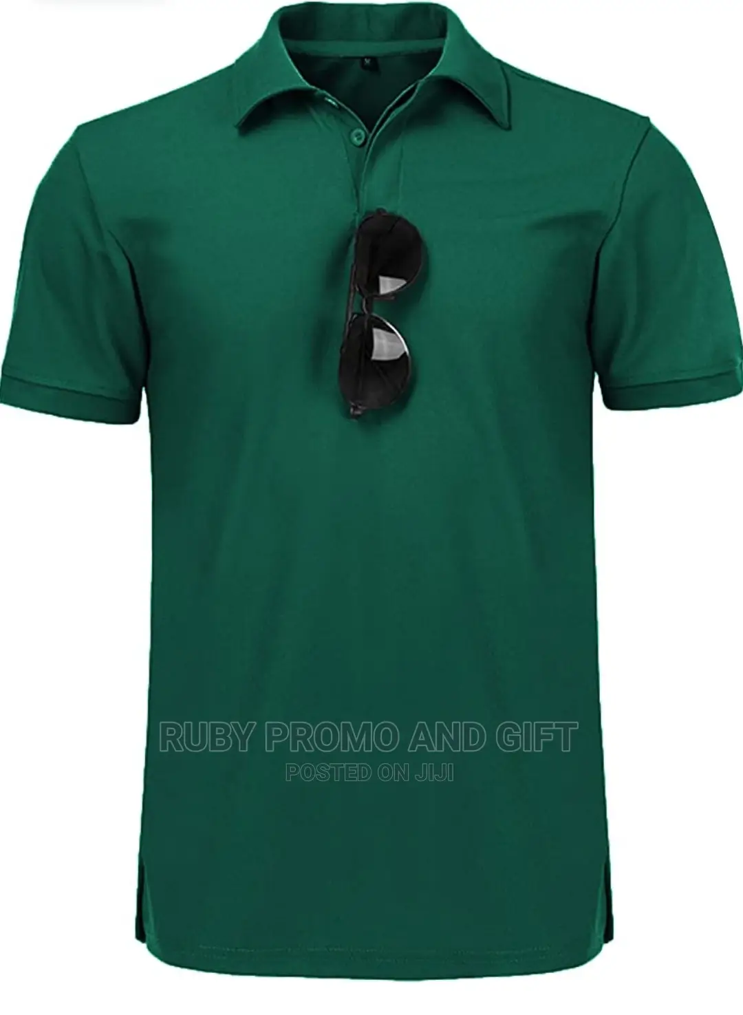 Green Smart Casual Polo T-Shirts