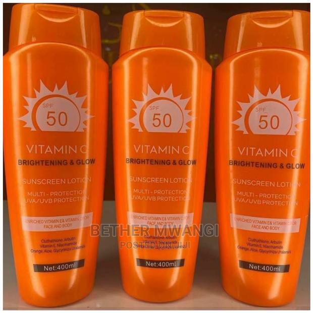 Vitamin C Brightening and Glow Sunscreen Lotion in Kenya