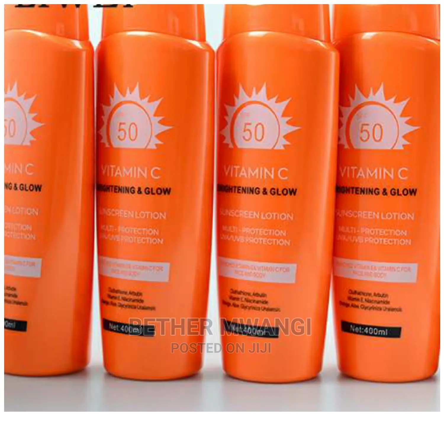 Vitamin C Brightening and Glow Sunscreen Lotion in Kenya