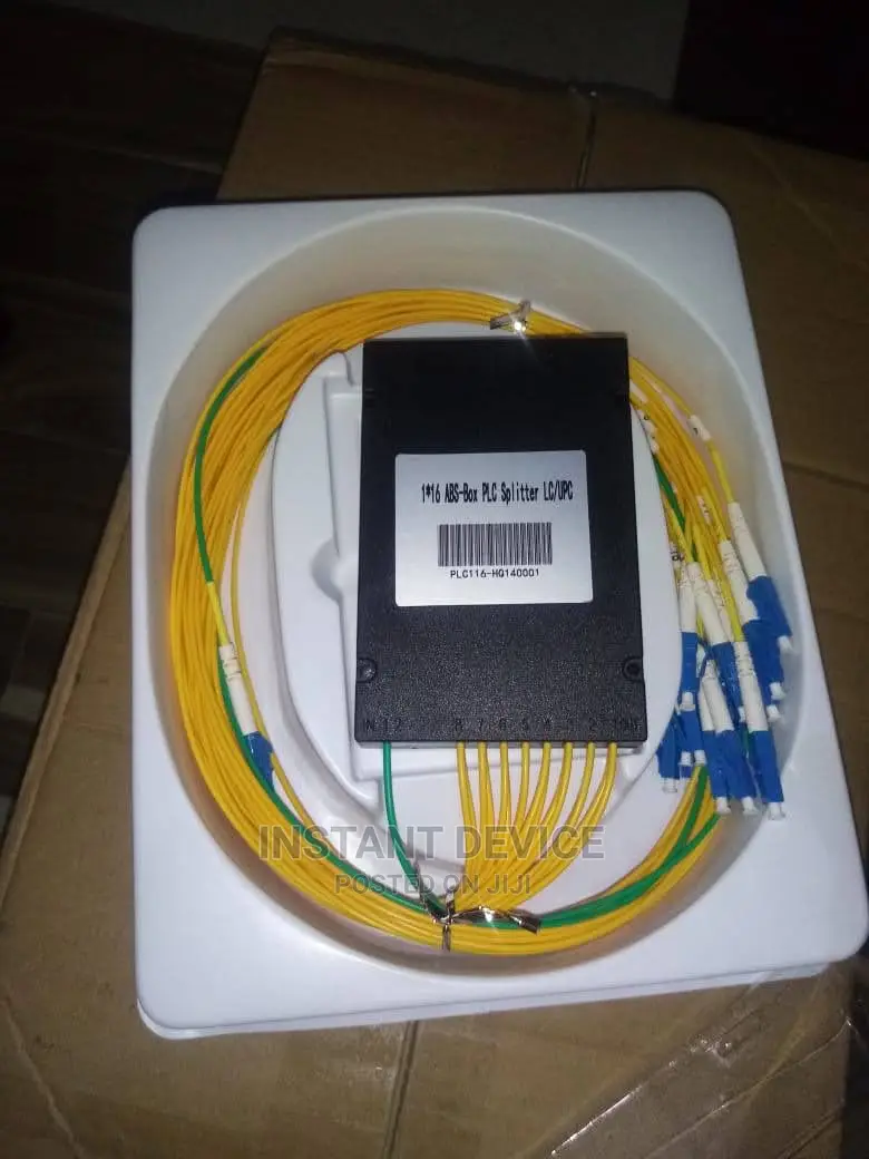 1x16 Abs Box Lc/Upc Fiber Optic Splitter