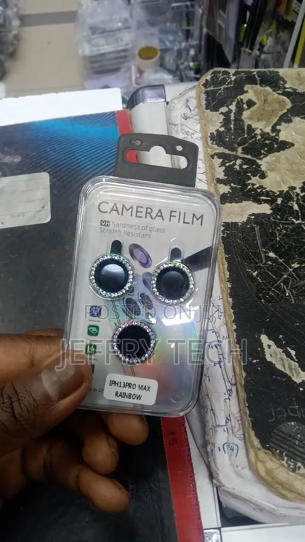 iPhone 13 Pro, Pro Max Camera Lens Protector, Glitter HD Tem