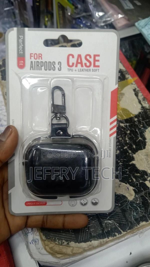 Protective Leather Case for Apple Airpods 3 Third Generation - main view