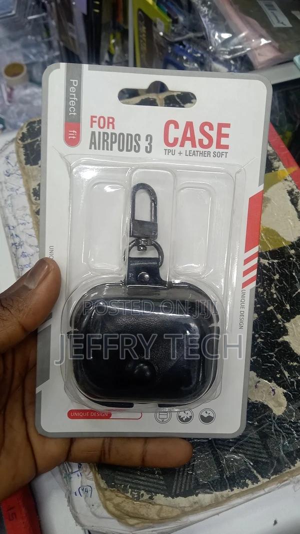 Protective Leather Case for Apple Airpods 3 Third Generation - thumbnail 3