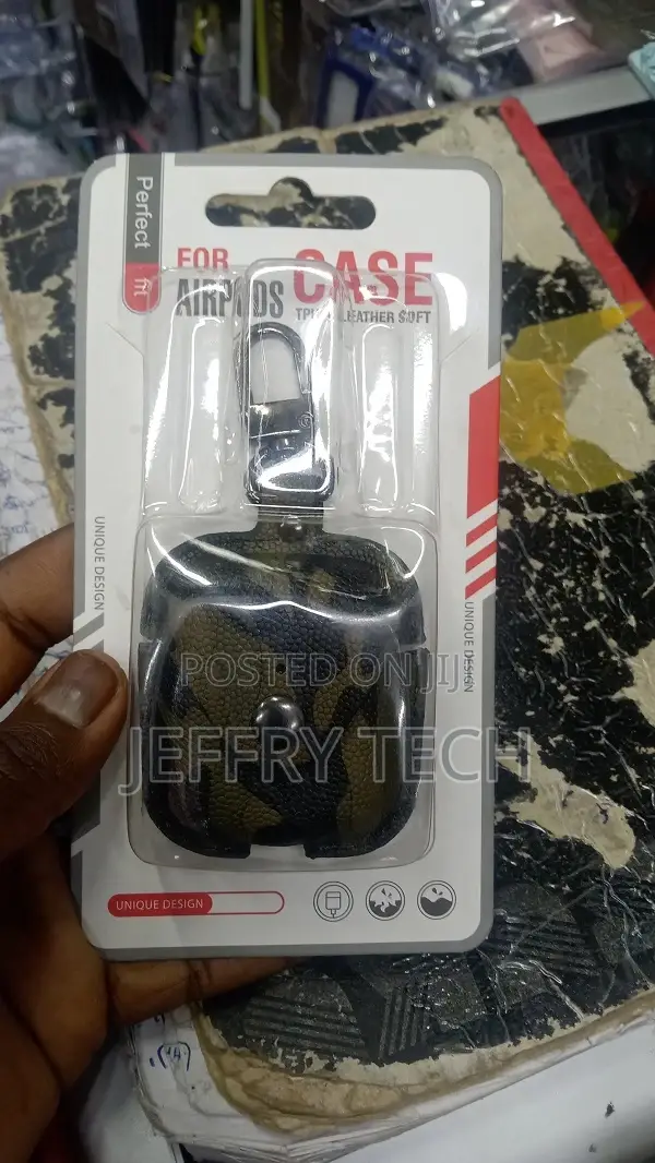 Back Cover for Airpods 1 Airpod 2 Case Cover | Genuine Lea