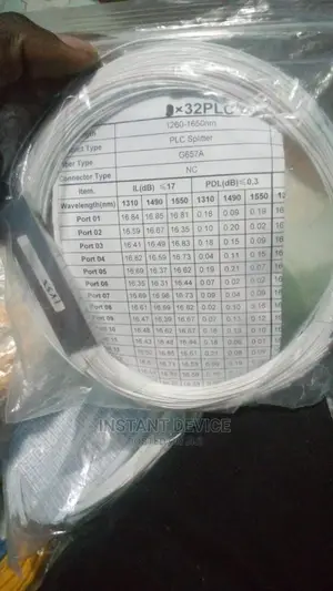 1x32 Bare PLC Fiber Splitter