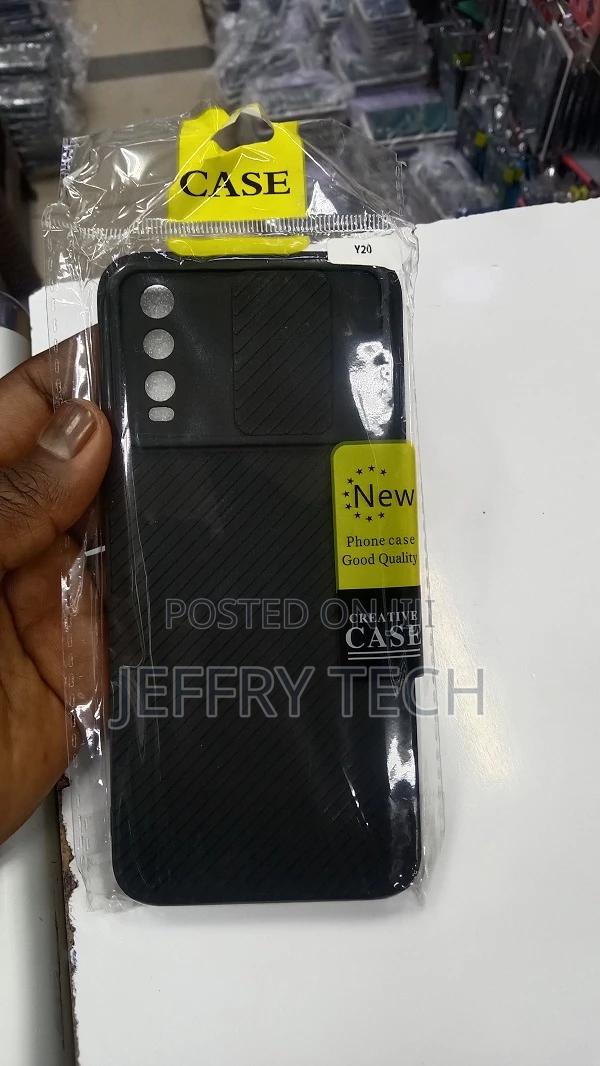 VIVO Y20 Shockproof Soft Silicone Case Cover With Protect Th
