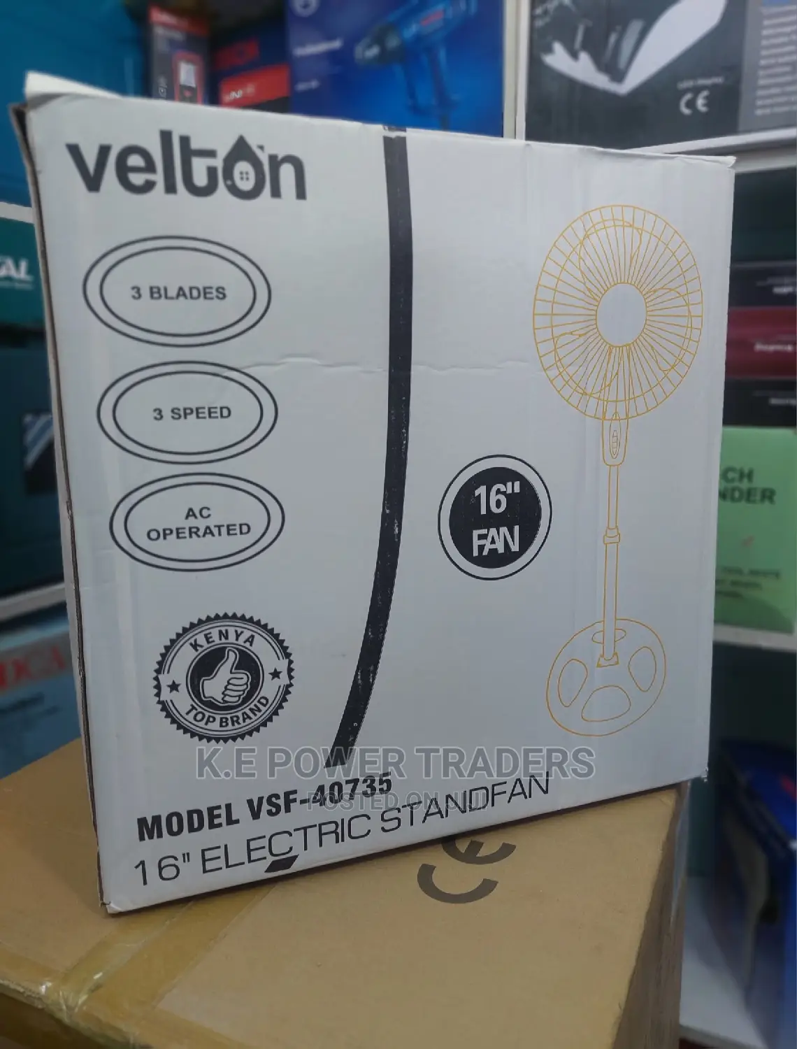 3 Speed Velton Stand Fan