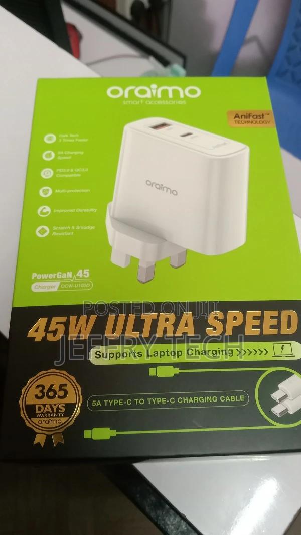 Oraimo Power Gan 45 45W Fast Charger - thumbnail 2