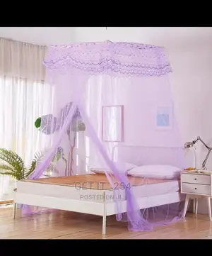 Free Hanging King Size Square Top Mosquito Net.