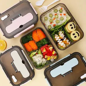 3 Grid Lunch Box*
☆ Microwave-Safe 
☆ 1500ml
☆