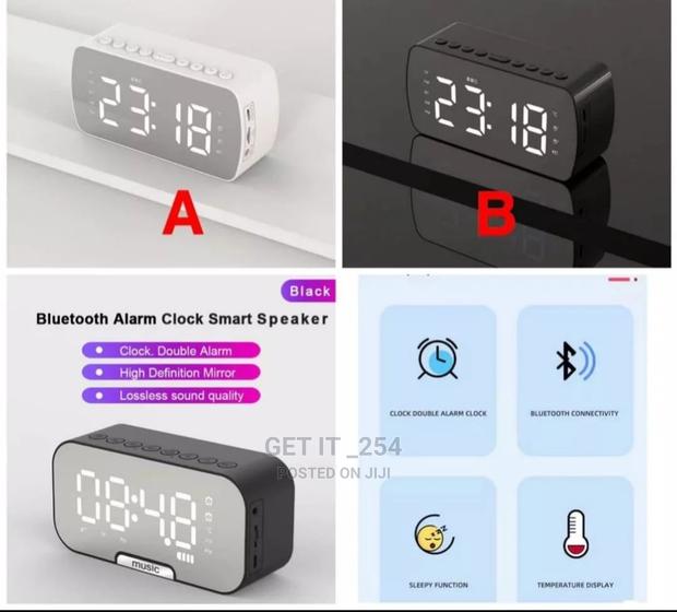 Digital Alarm Clock/Bluetooth Speaker- - main view
