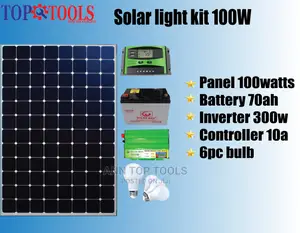 100watts Solar Light Kit
