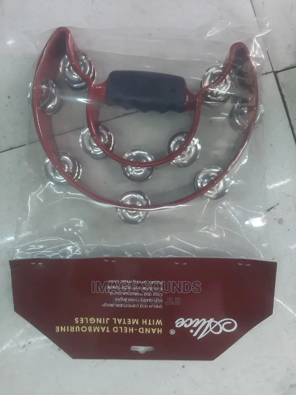 Tamborine With Metal Jingles