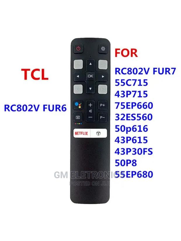 TCL Android Rc802v Fur6 Remote. - main view