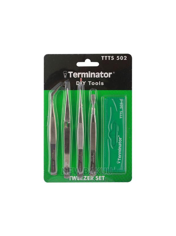 Terminator Tweezer Set 4 PCS TTTS 502 - main view