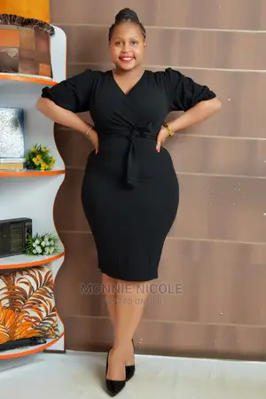 Black Official Breastfeeding Friendly Dress