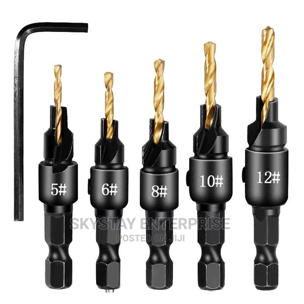 Counter Sink Drill Bits 5pcs - main view