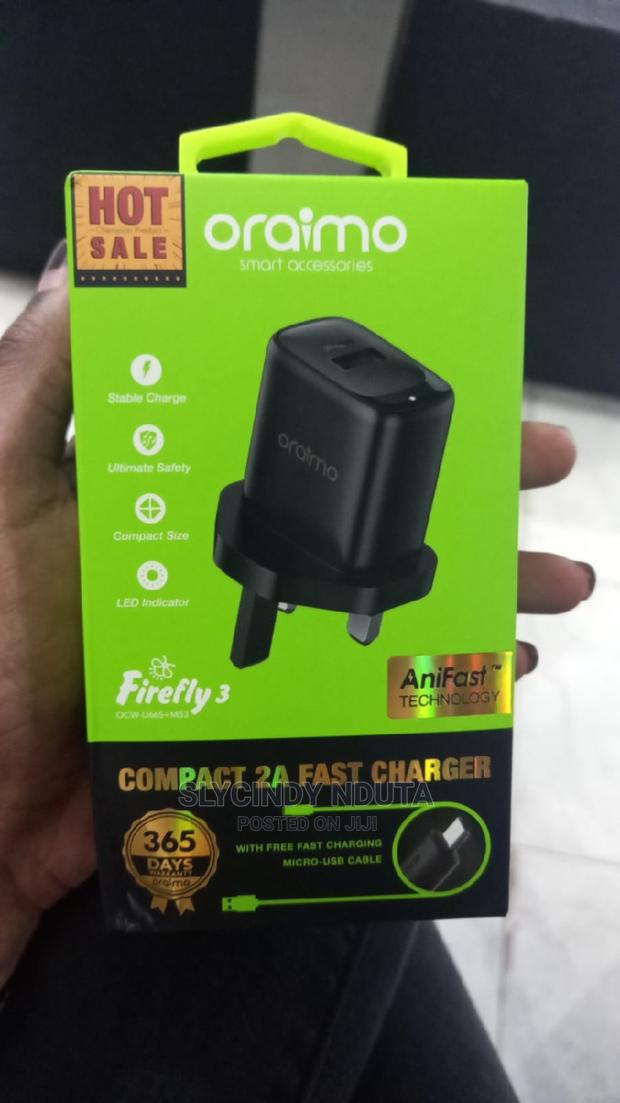 Oraimo Firefly 3 Compact 2A Fast Charger - main view