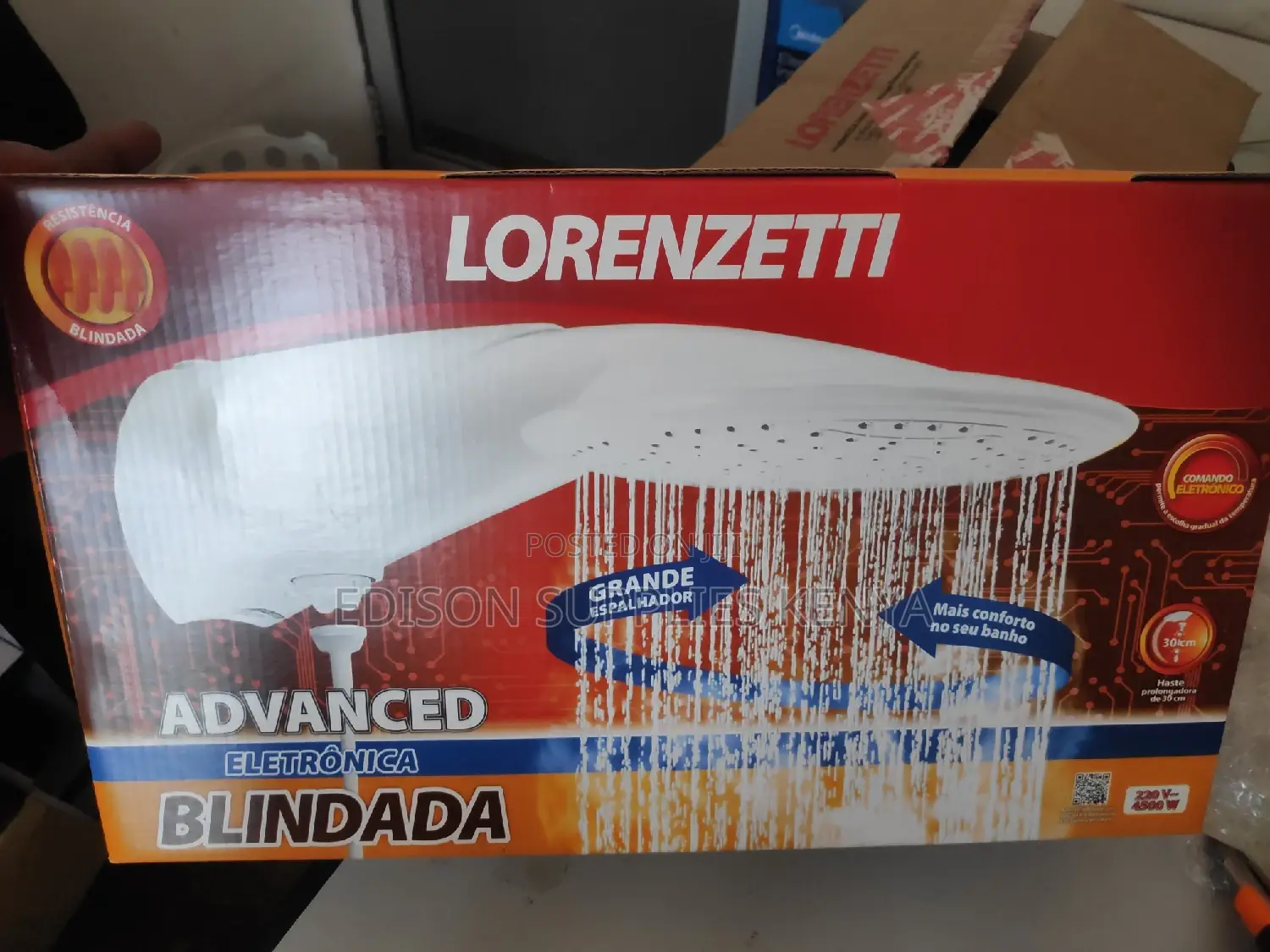 Lorenzetti Advanced Blindada Instant Shower With Copper Coil