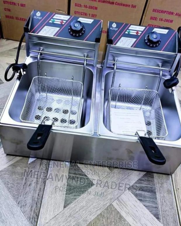 Double Electric Chips Deep Fryer Machine