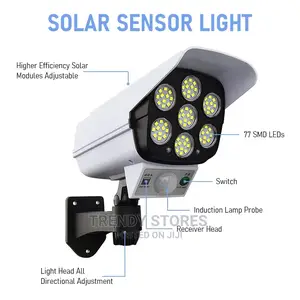 Monitoring Solar Lamp With Sensor