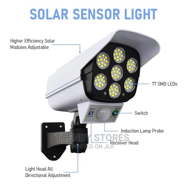 Monitoring Solar Lamp With Sensor - main view